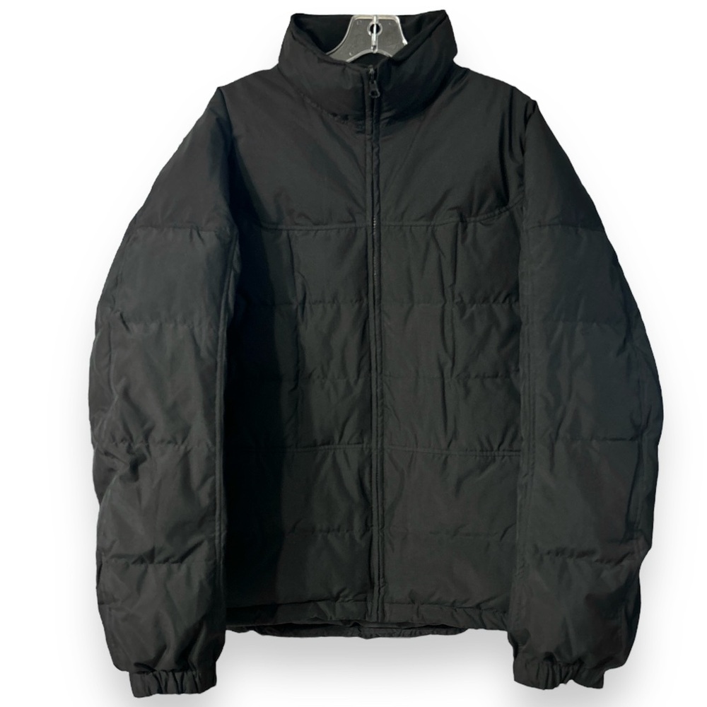 SPLITRAIL XTREME OUTDOORS Black Down Filled Puffer Quilted Winter Jacket Y2K